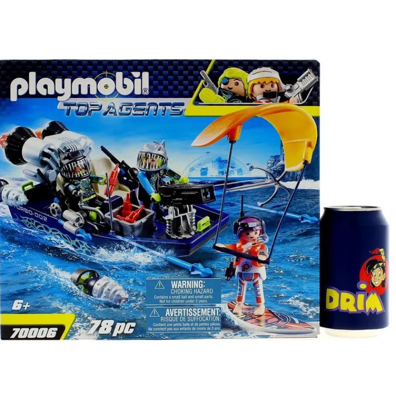 Top Agents TEAM S.H.A.R.K. Nave Arpón*PLAYMOBIL Best