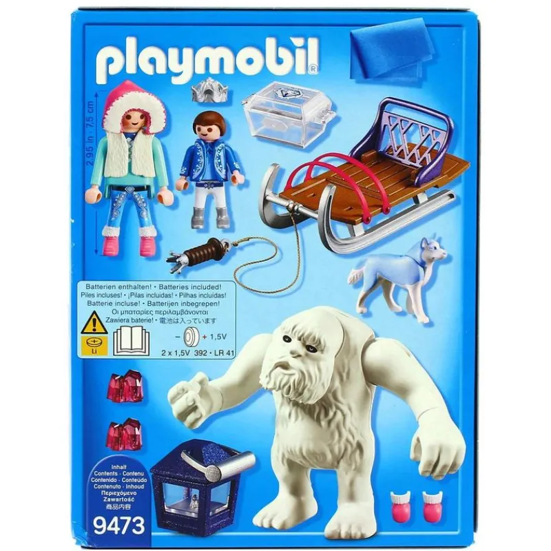 PLAYMOBIL Playmobil-Trol de Nieve con Trineo