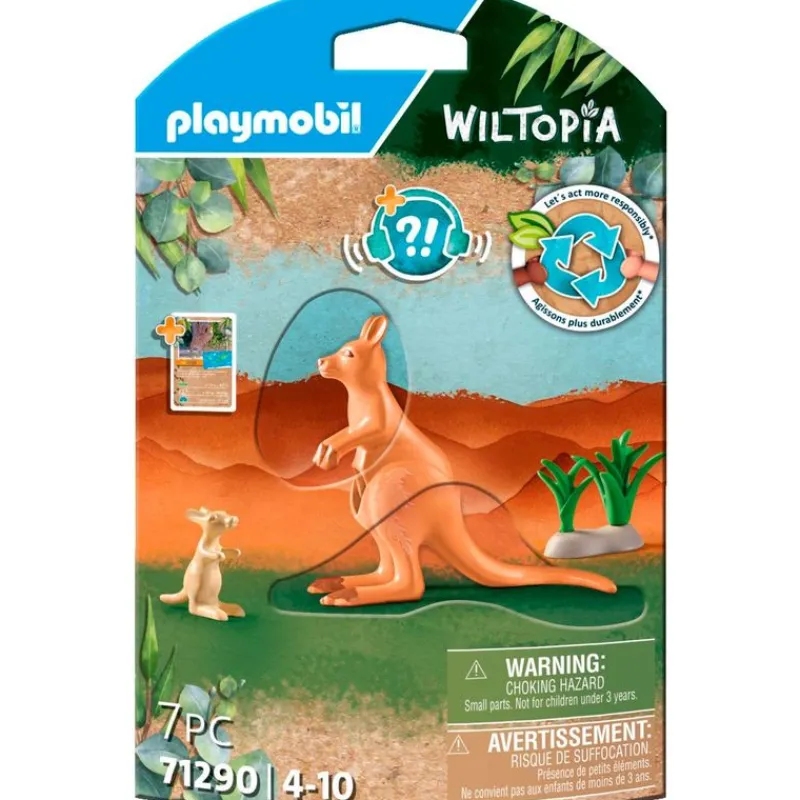 PLAYMOBIL Playmobil-Wiltopia Canguro con Cría