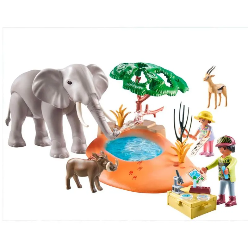 PLAYMOBIL Playmobil-Wiltopia Elefante en la Charca