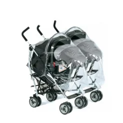GARESSI Accesorios Y Complementos Para El Paseo-Plástico de lluvia universal para silla gemelar