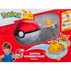BIZAK Figuras Y Figuras De Acción-Pokémon Battle Spinner Pack Surtido
