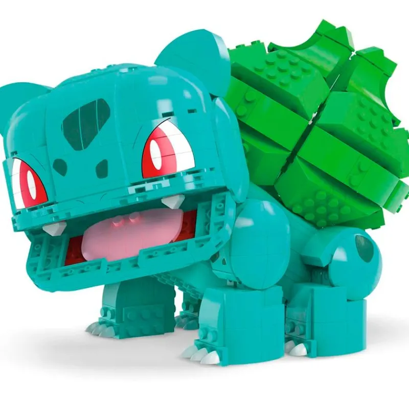MATTEL Puzzles Y Construcciones-Pokémon Construcción Bulbasaur Gigante