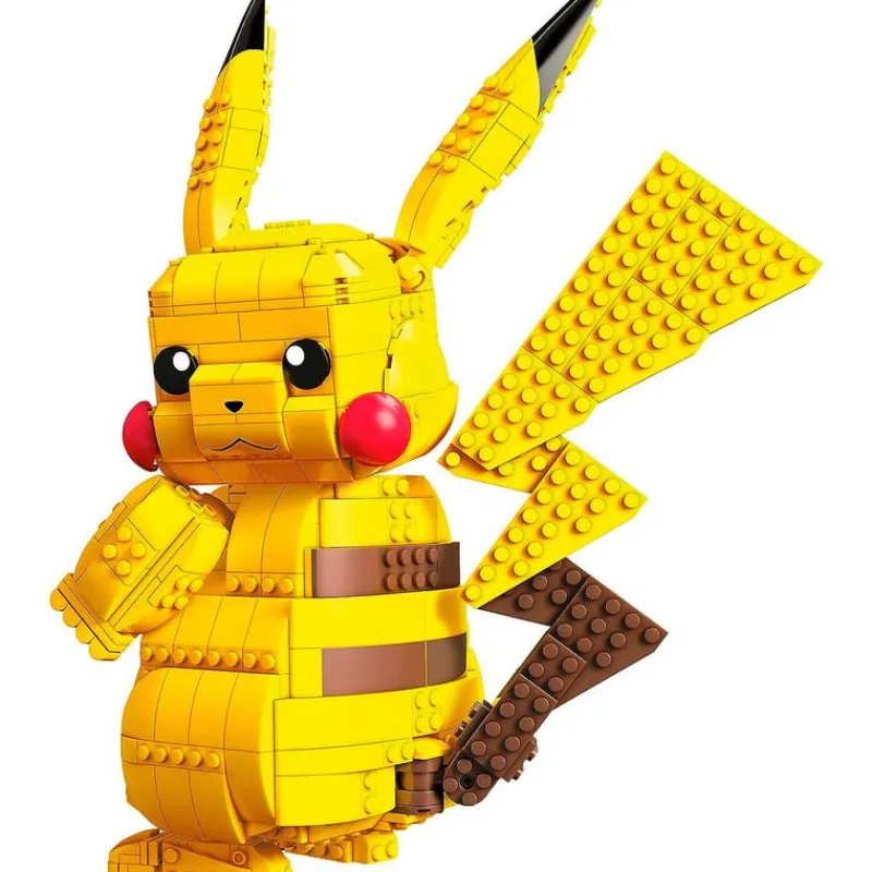 MATTEL Puzzles Y Construcciones-Pokémon Construcción Pikachu Jumbo