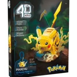 SPIN MASTER Juegos De Construcción|Puzzles Y Construcciones-Pokémon 4D Maqueta Pikachu 3D