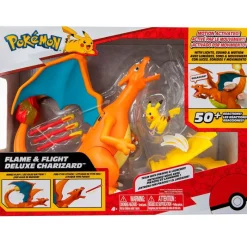 BIZAK Figuras Videojuegos|Figuras Y Figuras De Acción-Pokémon DX Charizard Electronico Vs. Pikachu