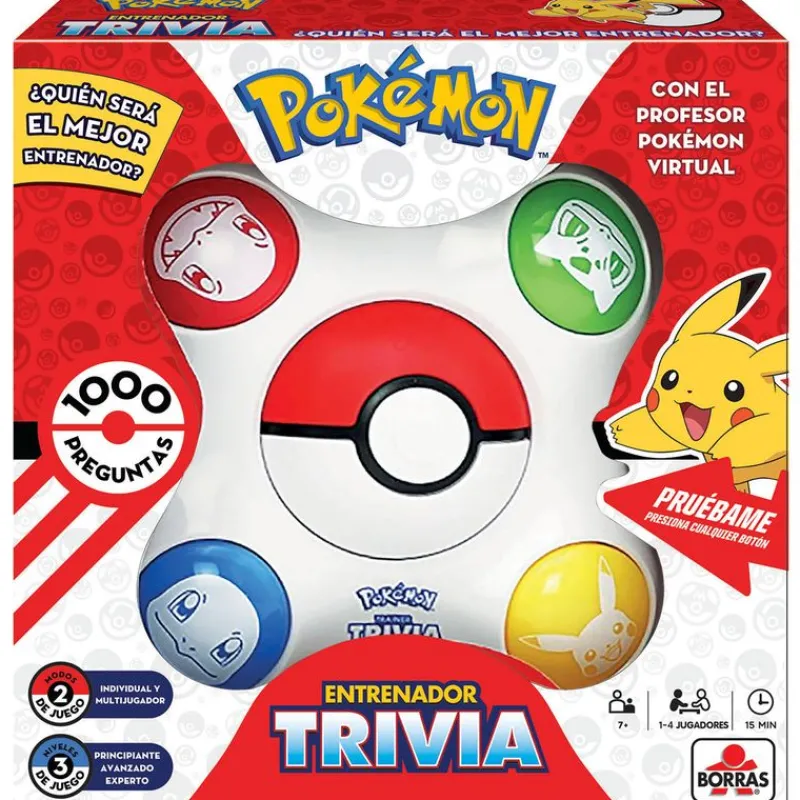 EDUCA Juegos De Mesa-Pokémon Entrenador Trivia