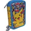 Pokémon Estuche Escolar Triple*SELECCION DRIM New