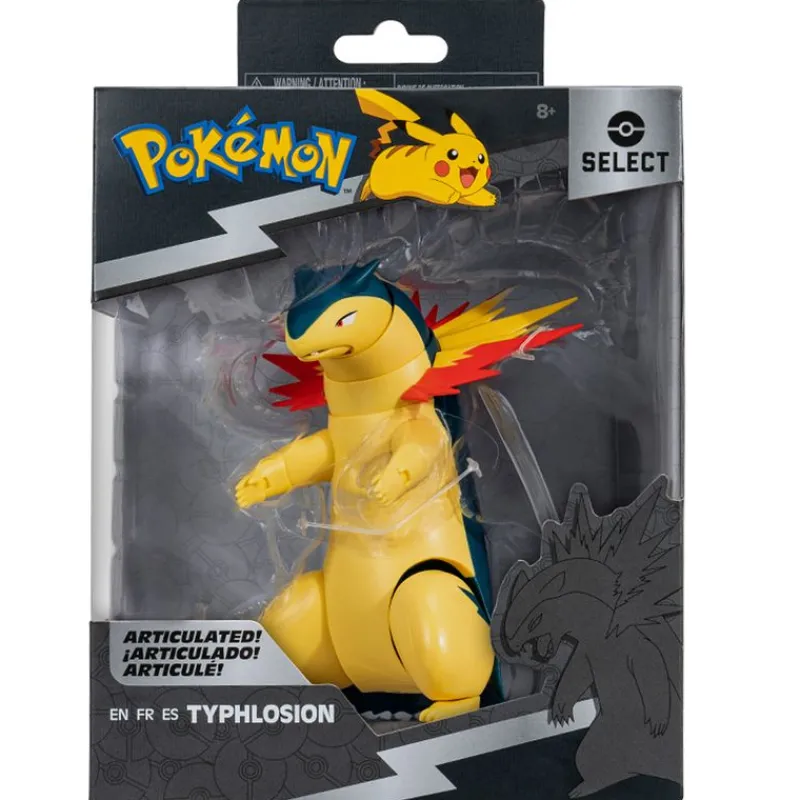 BIZAK Figuras Videojuegos-Pokémon Figura Super Articulada Typhlosion