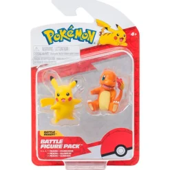 BIZAK Figuras Videojuegos|Figuras Y Figuras De Acción-Pokémon Pack Doble Generación Original Surtido