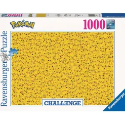 RAVENSBURGER Puzzles Y Construcciones-Pokémon Pikachu Puzzle Challenge 1000 Piezas