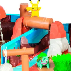 BIZAK Figuras Y Figuras De Acción-Pokémon Playset Desierto Transformable