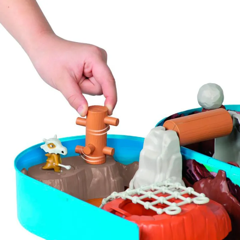 BIZAK Figuras Y Figuras De Acción-Pokémon Playset Desierto Transformable