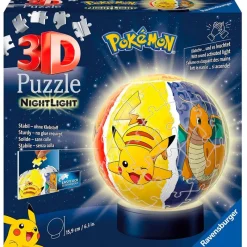 RAVENSBURGER Puzzles Y Construcciones-Pokémon Puzzle 3D Lámpara