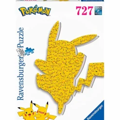 RAVENSBURGER Puzzles Y Construcciones-Pokémon Puzzle Silueta Pikachu 727 Piezas