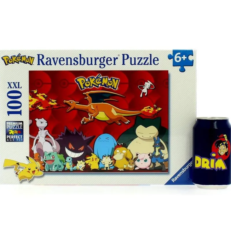 RAVENSBURGER Puzzles Y Construcciones-Pokémon Puzzle XXL de 100 Piezas
