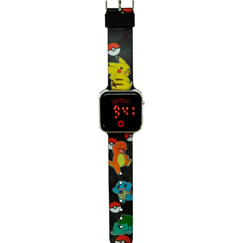 KIDS EUROSWAN Electrónicos-Pokémon Reloj Digital LED