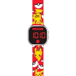 Pokémon Reloj Digital LED Pikachu*KIDS EUROSWAN