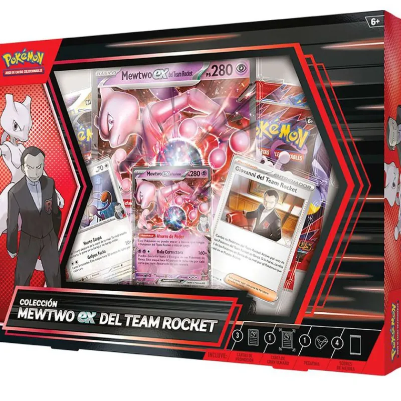 BANDAI Tcg Pokemon|Manualidades-Pokémon TCG Caja Mewtwo EX Team Rocket