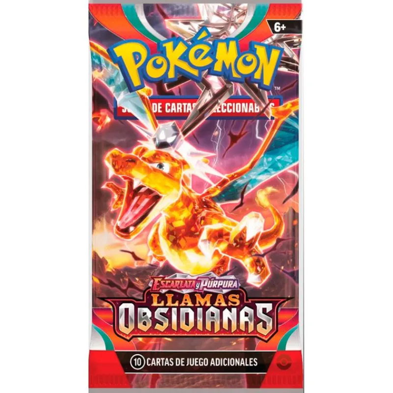 BANDAI Tcg Pokemon|Manualidades-Pokémon TCG Llamas Obsidianas Sobre Sorpresa Español