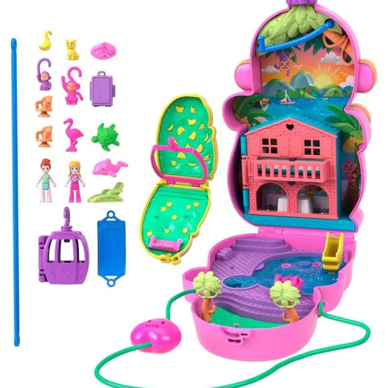 Polly Pocket Aventuras en Río Mamá Mono y su Bebé*MATTEL Clearance