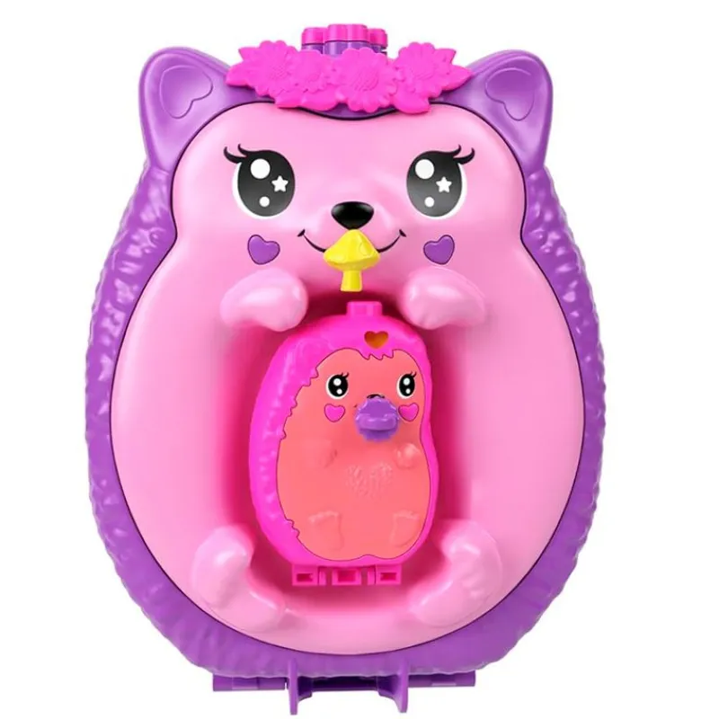 MATTEL Muñecas-Polly Pocket Cofre Bolso Erizo Playset
