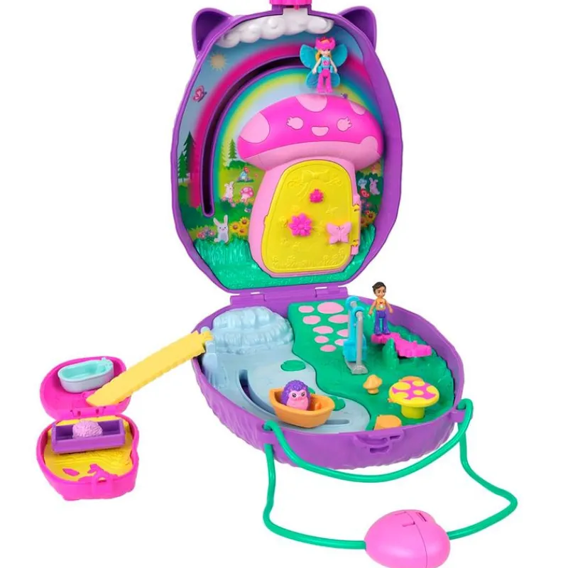 MATTEL Muñecas-Polly Pocket Cofre Bolso Erizo Playset