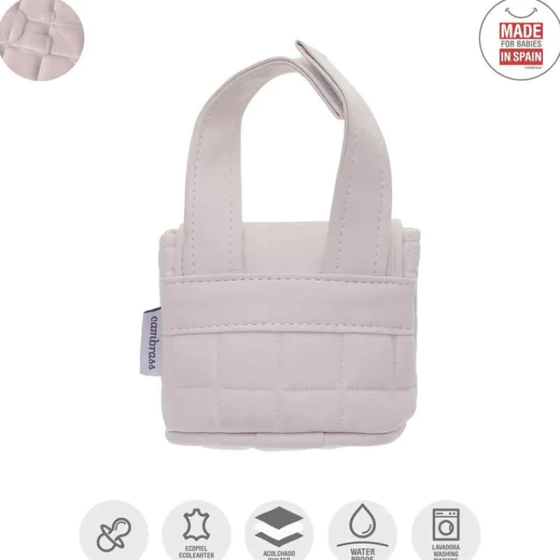 Portachupetes Gofre Rosa*CAMBRASS Discount