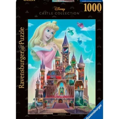 RAVENSBURGER Puzzles Y Construcciones-Princesas Aurora Castillo Puzzle 1000 Piezas