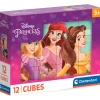 CLEMENTONI Puzzles Y Construcciones-Princesas Disney Cubos 12 Piezas