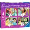 RAVENSBURGER Puzzles Y Construcciones-Princesas Disney Puzzle 4 en 1