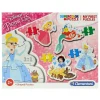 CLEMENTONI Puzzles Y Construcciones-Princesas Disney Puzzle Progresivo