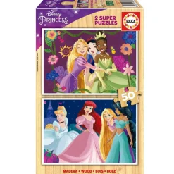 Princesas Disney Puzzle 2x50 Piezas*EDUCA Discount