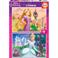 Princesas Disney Puzzle 2x48 Piezas*EDUCA
