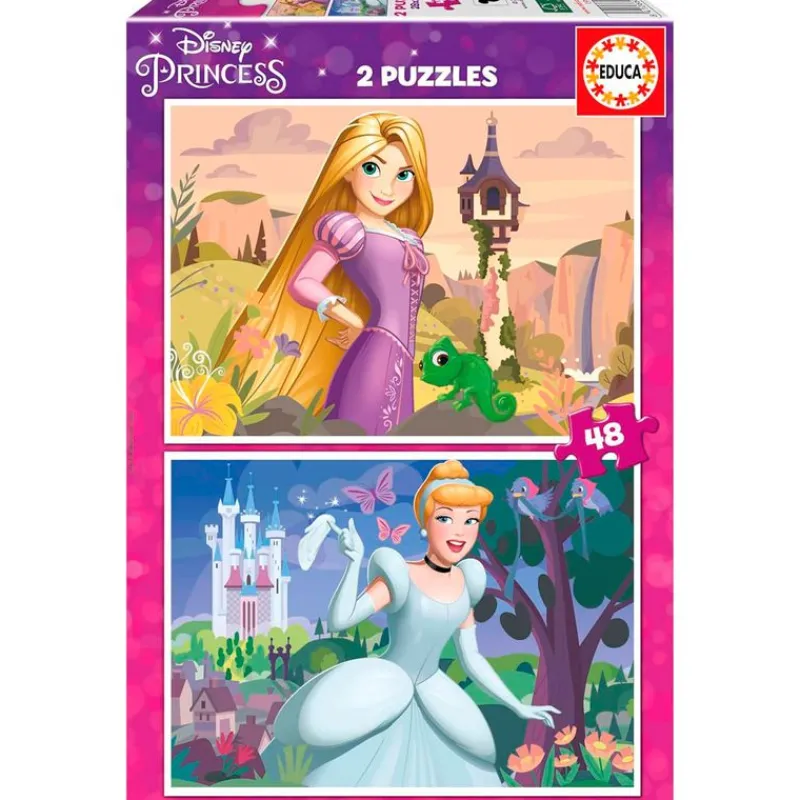Princesas Disney Puzzle 2x48 Piezas*EDUCA