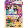 EDUCA Puzzles Y Construcciones-Princesas Disney Puzzles 2x48 Piezas