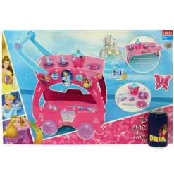 SELECCION DRIM Juegos Y Juguetes De Imitación-Princesas Disney Trolley de Té