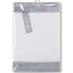 PIRULOS Ropa De Cuna-Protector Colchón Cuna 120 x60 Blanco