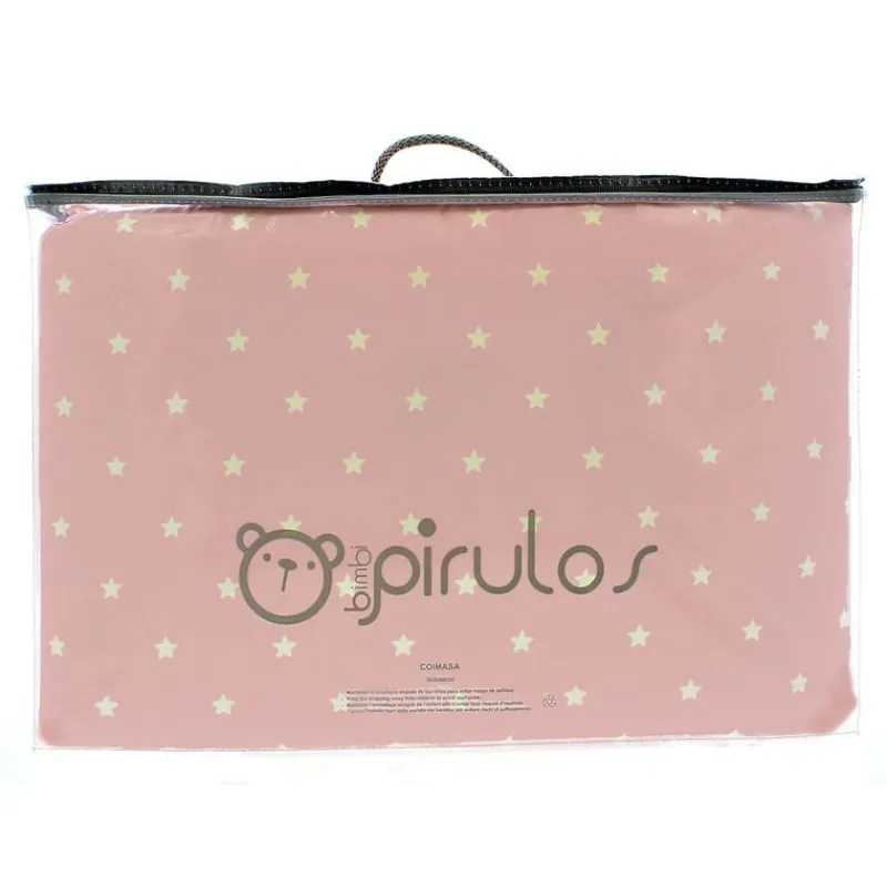 Protector reversible para cuna estrellas Rosas*PIRULOS New