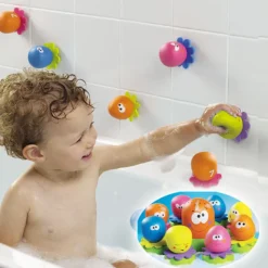 BIZAK Juguetes De Baño-Pulpitos Alegres
