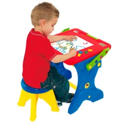 MOLTO Escolar-Pupitre con Pizarra Magnética 2 en 1