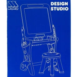 MOLTO Escolar-Pupitre con Pizarra Magnética 2 en 1