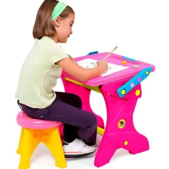 Pupitre y Pizarra 2 en 1 Rosa*MOLTO Online