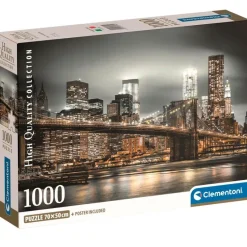 CLEMENTONI Puzzles Y Construcciones-Puzzle 1000 Piezas Nueva York Skyline