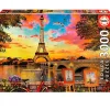 EDUCA Puzzles Expertos: Más De 1000 Piezas|Puzzles Y Construcciones-Puzzle 3000 Piezas Puesta de Sol en París