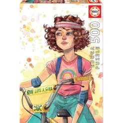 EDUCA Puzzles Y Construcciones-Puzzle 500 Piezas Run Like a Girl