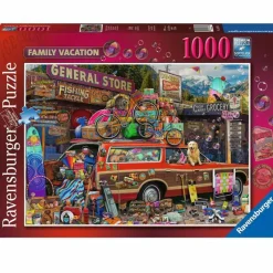 RAVENSBURGER Puzzles Y Construcciones-Puzzle 1000 Piezas Vacaciones en Familia