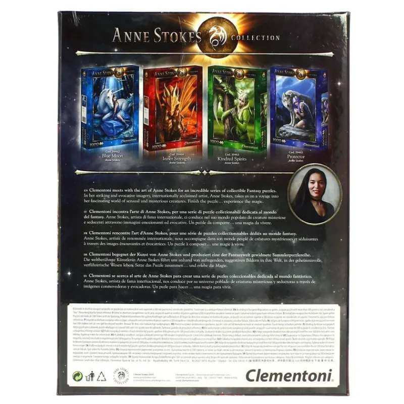 Puzzle Anne Stokes Dragón de 1.000 Piezas*CLEMENTONI New