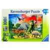 RAVENSBURGER Puzzles Y Construcciones-Puzzle bajo los dinosaurios de 100 piezas