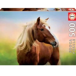 EDUCA Puzzles Y Construcciones-Puzzle Caballo al Amanecer 500 Piezas